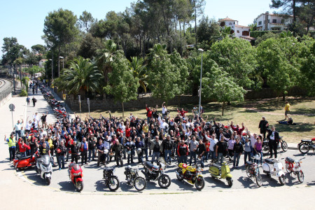 La IV Motoclásica Barcelona reúne 130 motos anteriores a 1986 