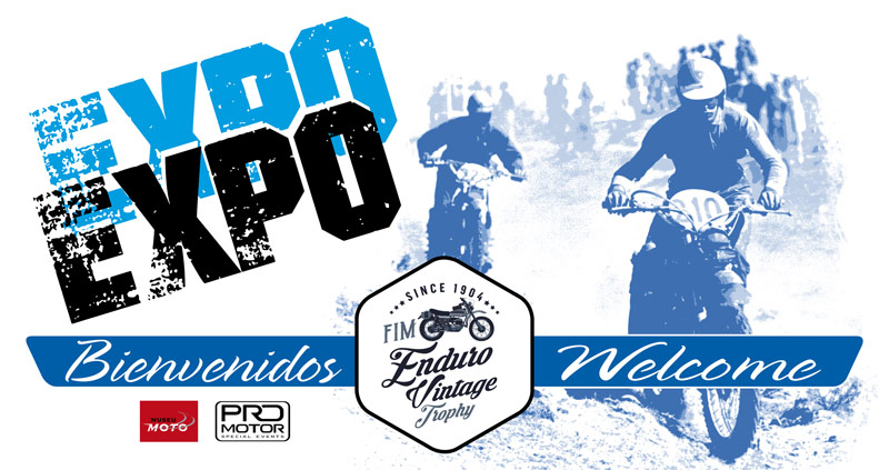 Exposició de motos històriques dels Sis Dies  d'Enduro 