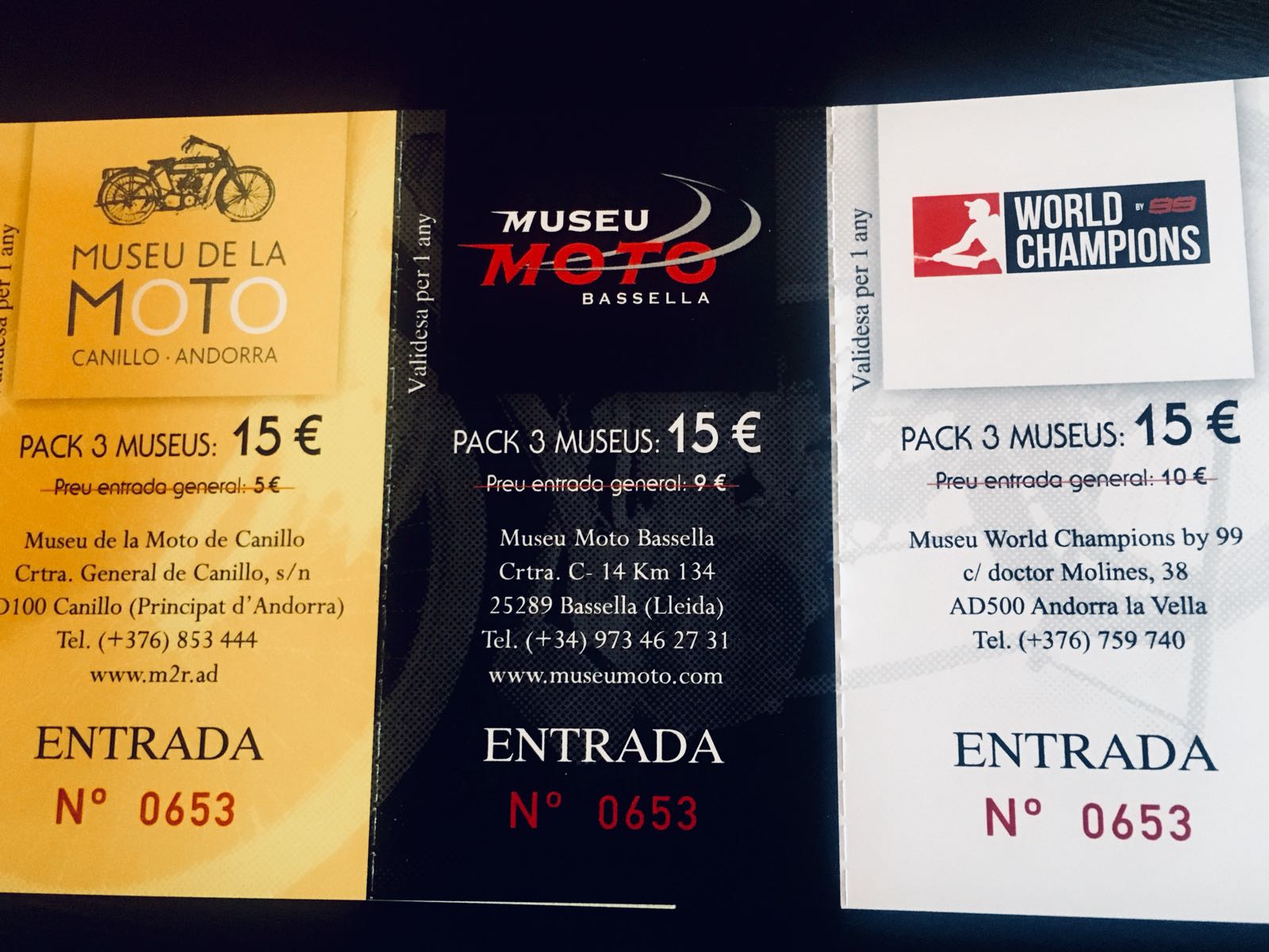 Entrada triple pels amants del motor 