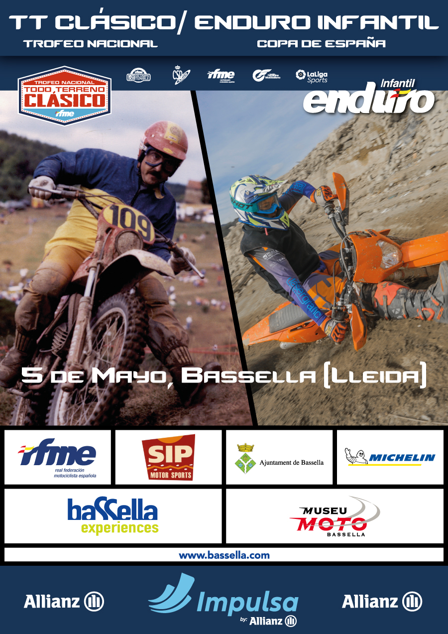 BASSELLA ACULL LA SEGONA PROVA DEL T.T.CLÀSSIC I COPA ESPAÑA ENDURO INFANTIL 