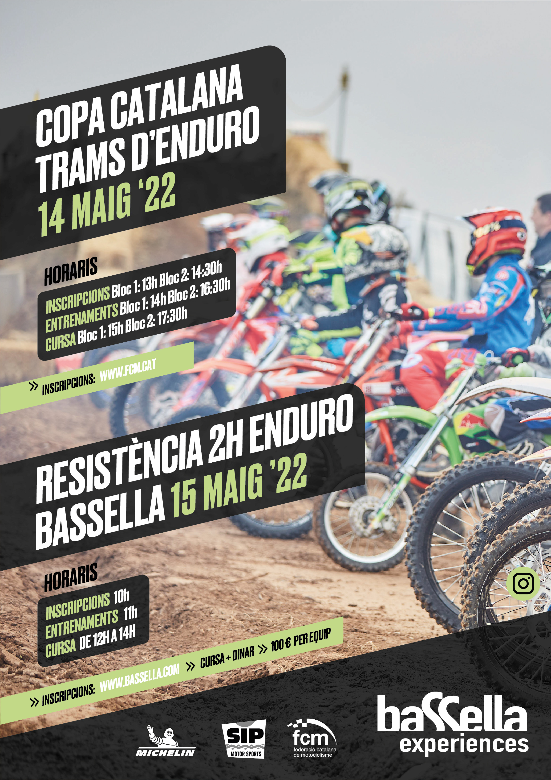 Cap de setmana d'enduro a Bassella  